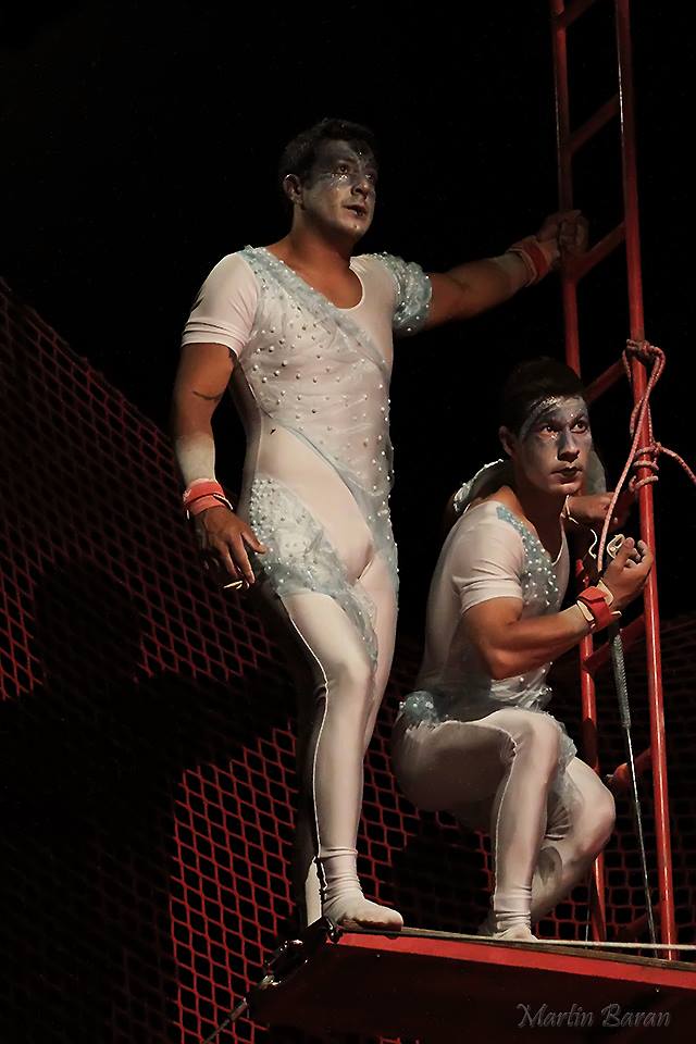 photo sur la plateforme du trapèze volant