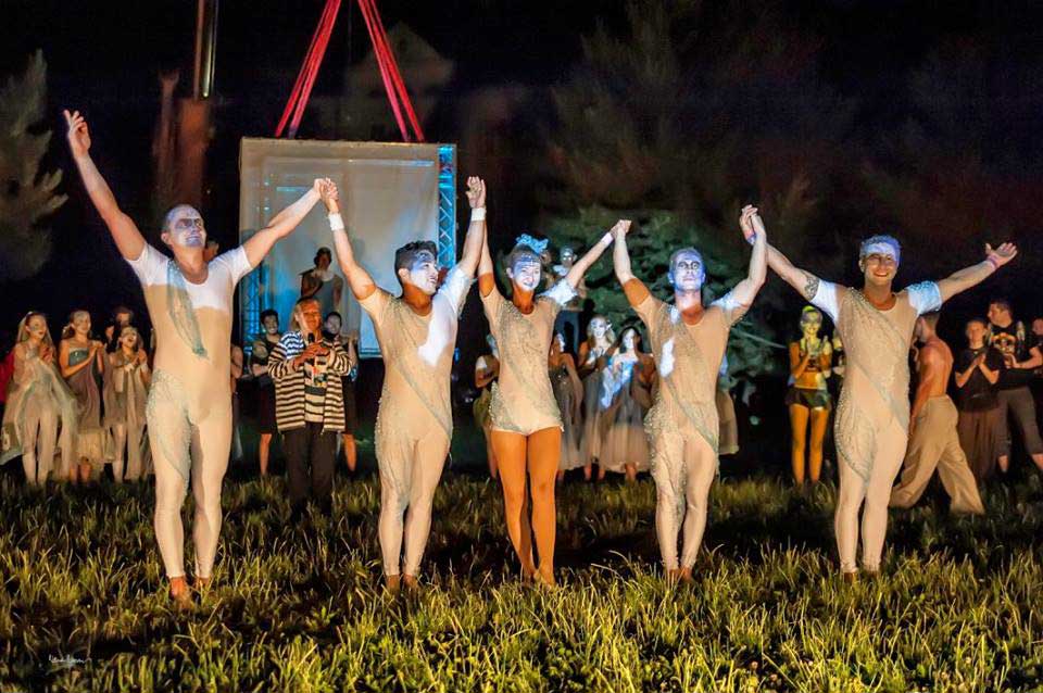 photo du groupe de trapèze volant